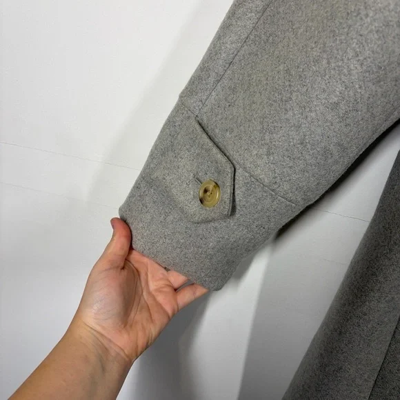 J Crew Melton Wool Swing Coat Size 8 - Picture 8 of 13